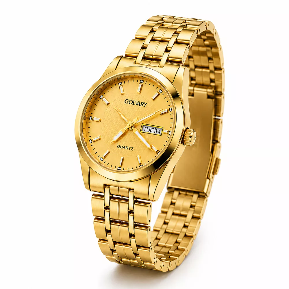 Golvary G-L102001G149 - Montre Femme Acier Doré
