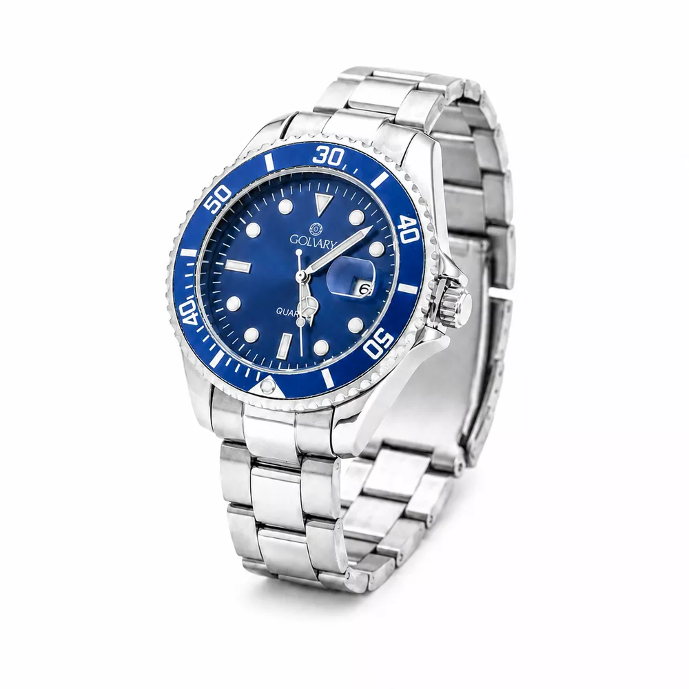 Golvary G-1779S159 - Montre Homme Acier Bleu