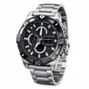 Golvary G-2593S159 - Montre Homme Acier Argenté & noir